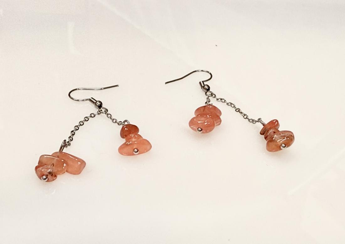 Boucles d’Oreilles “Énergie Cornaline”