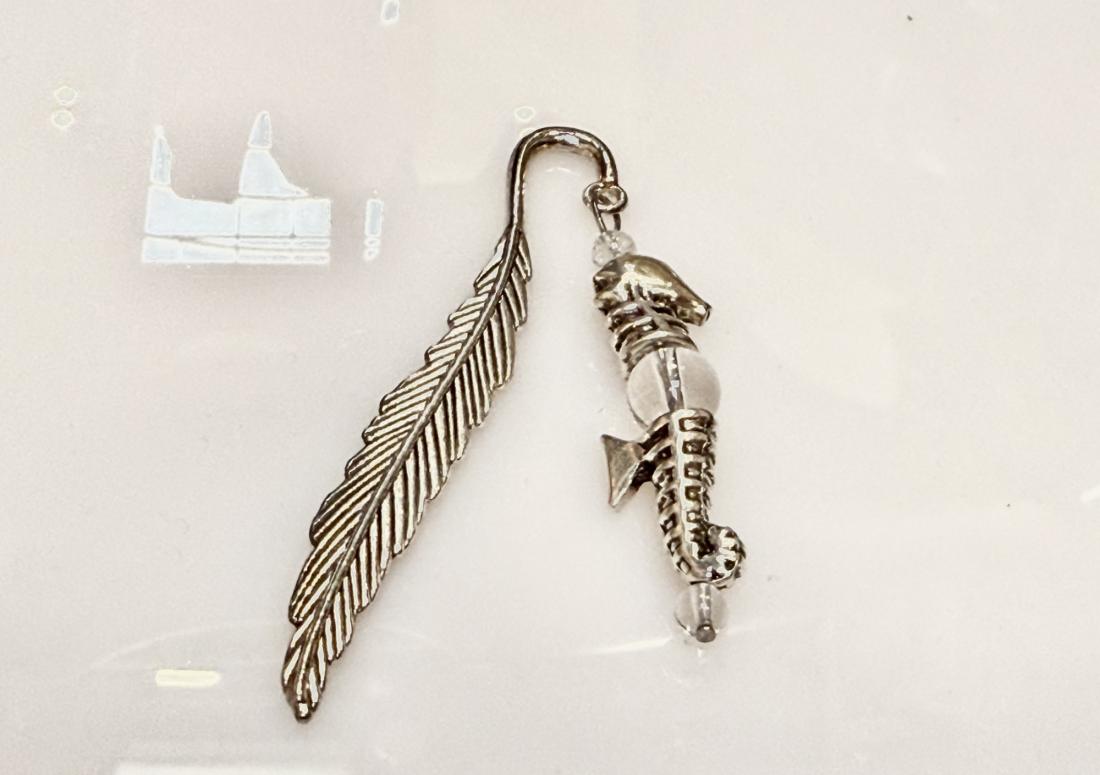 Marque-page “Plume & Hippocampe Sérénité”